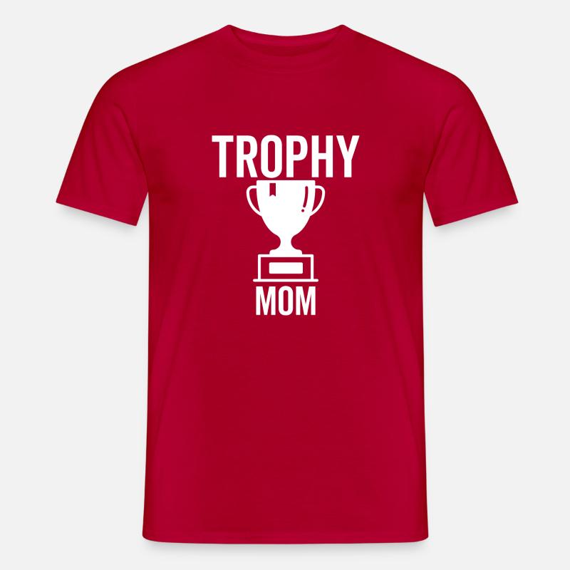 Trophäe Mama - Männer T-Shirt - Rot
