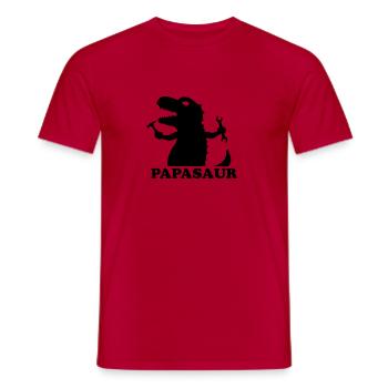 Fête des Pères T-shirt - T-shirt homme - rouge - Devant - AI Model Male 178 dark (178cm)