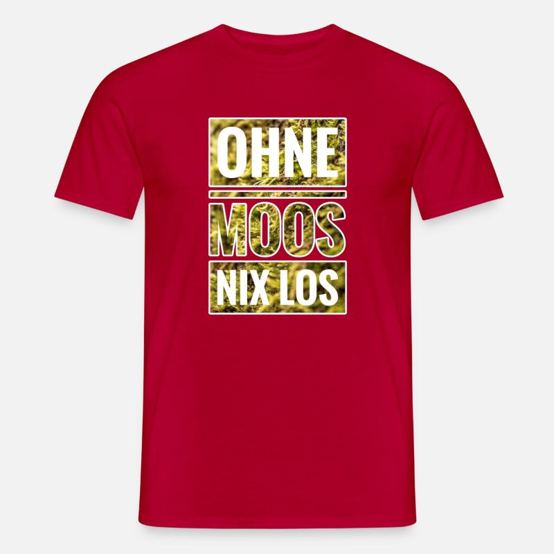 Ohne Moos Nix Los - Männer T-Shirt - Rot