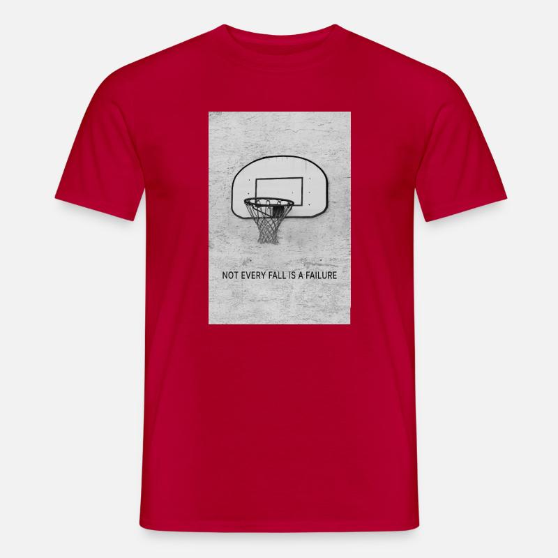 Not every fall is a failure - Männer T-Shirt - Rot