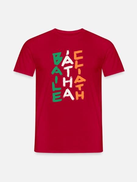 Dublin - Baile Átha Cliath - Männer T-Shirt - Rot