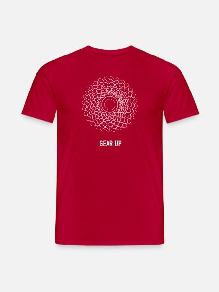 Gear Up /Kette Rechts - Männer T-Shirt - Rot