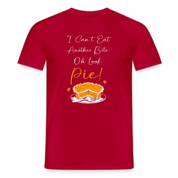 Thanksgiving Père Papa Grand-père Papy - T-shirt homme - rouge - Devant - AI Model Male 178 dark (178cm)