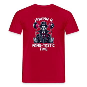 Vampire Cirque Fang-tastic - T-shirt homme - rouge - Devant - AI Model Male 178 dark (178cm)