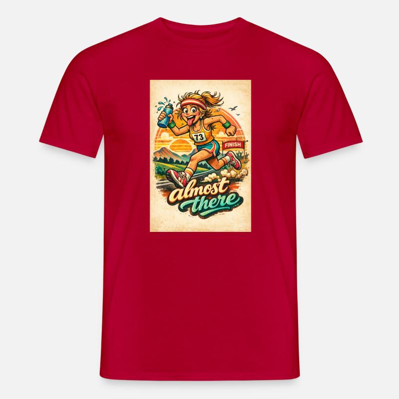 Renngeist: Fast da. - Männer T-Shirt - Rot