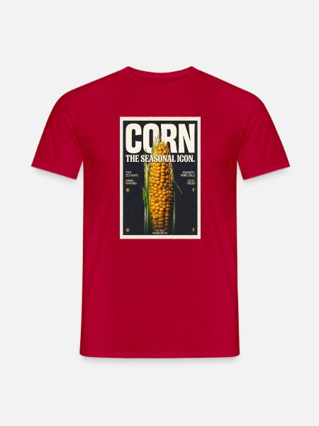 Mais: Das saisonale Symbol - Männer T-Shirt - Rot