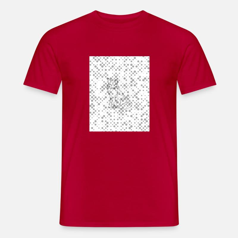 presentie Muster 2 - Männer T-Shirt - Rot