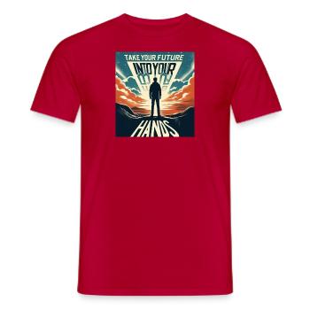 McK´s Wear - Männer T-Shirt - Rot - Vorne - AI Model Male 178 dark (178cm)