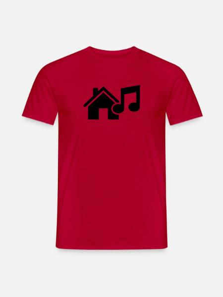 House Music - Men's T-Shirt - red