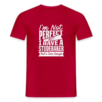 PARFAIT AVEC STUDEBAKER W - T-shirt homme - rouge - Devant - AI Model Male 178 dark (178cm)