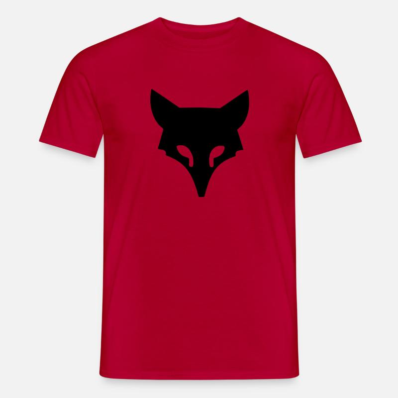 fuchskopf black label - Männer T-Shirt - Rot