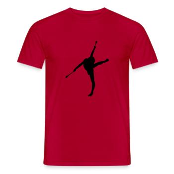Rhythmische Gymnastik 1 - Männer T-Shirt - Rot - Vorne - AI Model Male 178 dark (178cm)