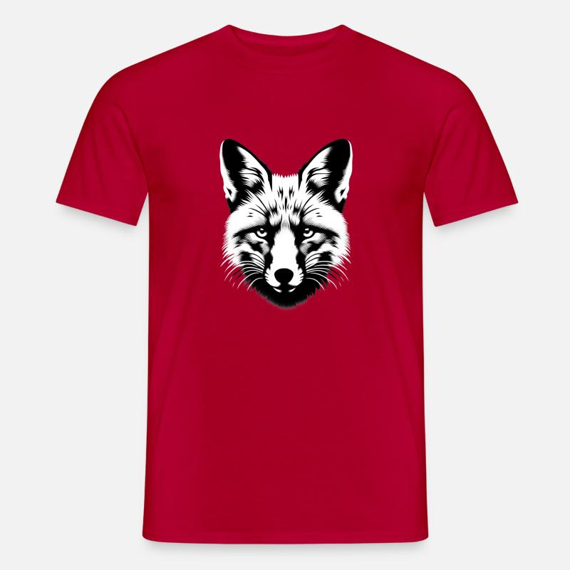 Fuchs Tierleben | Fox - Männer T-Shirt - Rot