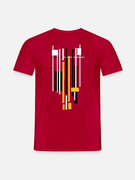 Abstract - Men's T-Shirt - red