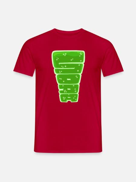 Soda, ein gezogenes Wort - Männer T-Shirt - Rot