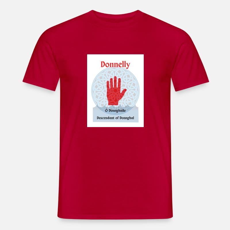 Donnelly - Männer T-Shirt - Rot