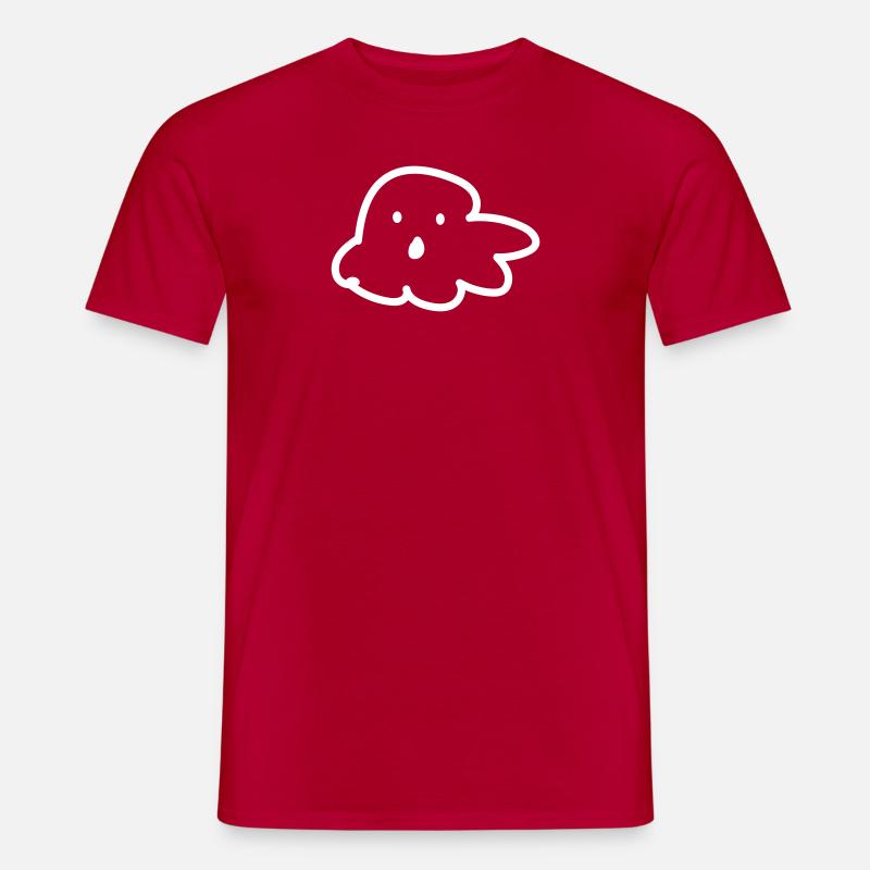 Gespenst -Spoooky - Männer T-Shirt - Rot