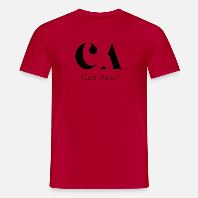 CA - Can Acar - Männer T-Shirt - Rot