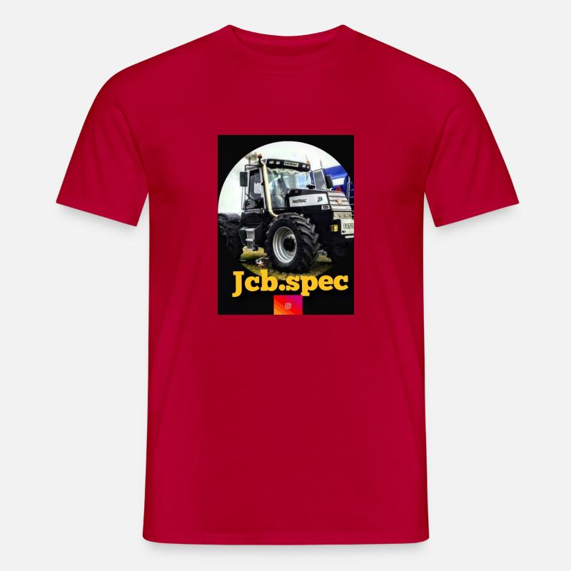 Jcb.spec merch - Männer T-Shirt - Rot