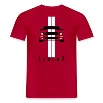 Lgd - Men's T-Shirt - red - Front - AI Model Male 178 dark (178cm)