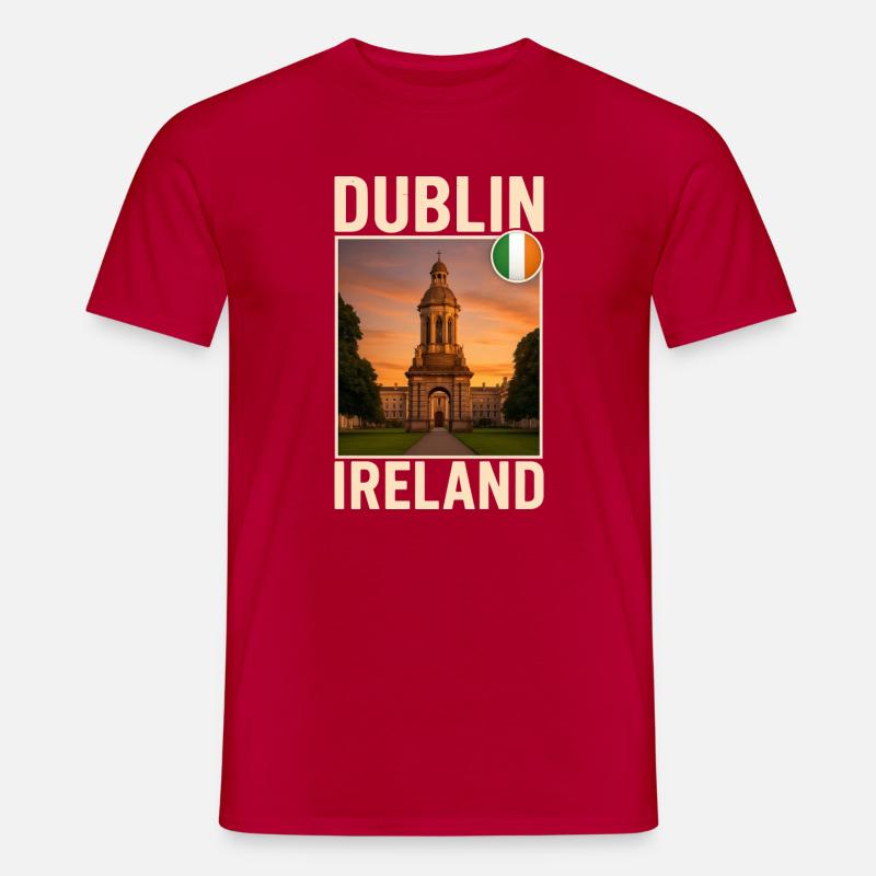 Dublin - Männer T-Shirt - Rot