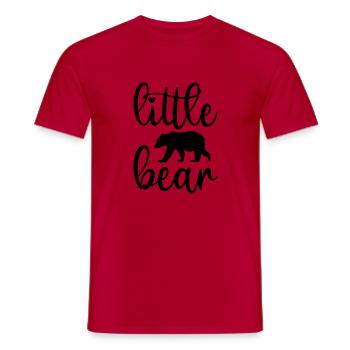 Petite Ourse - T-shirt homme - rouge - Devant - AI Model Male 178 dark (178cm)