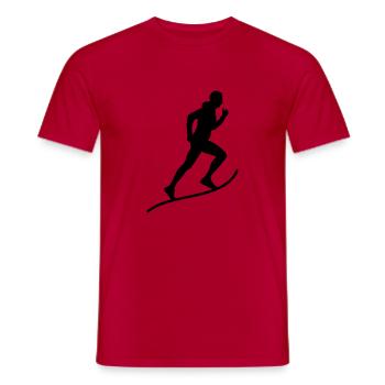 Triathlon Swim Bike Run Marathon - Männer T-Shirt - Rot - Vorne - AI Model Male 178 dark (178cm)
