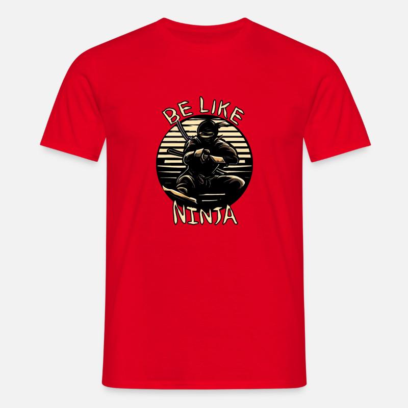 NINJAS - Männer T-Shirt - Rot