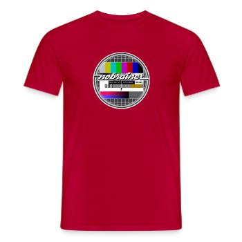 NoBrainer TV Break (Nein zur AfD) - Männer T-Shirt - Rot - Vorne - AI Model Male 178 dark (178cm)