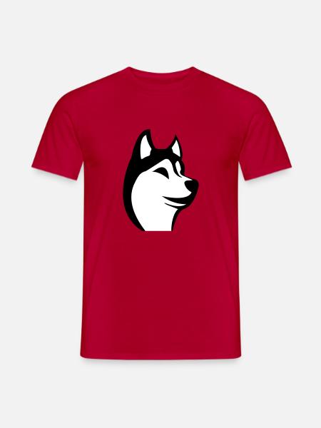 Husky - T-shirt homme - rouge