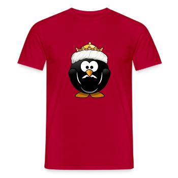 roi couronne royale couronne tour du château château burg2 - T-shirt homme - rouge - Devant - AI Model Male 178 dark (178cm)