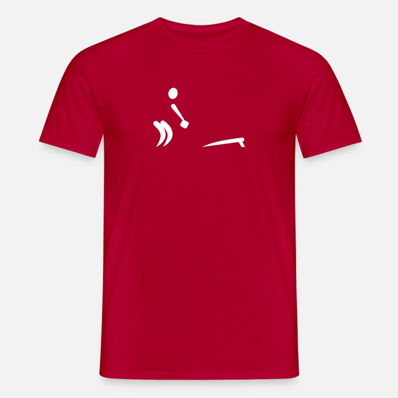 Cornhole - Männer T-Shirt - Rot