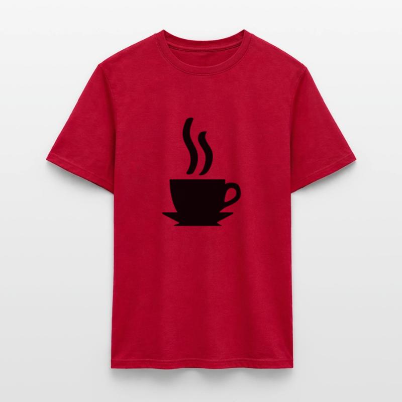 Kaffe oder Tee Männer T-Shirt