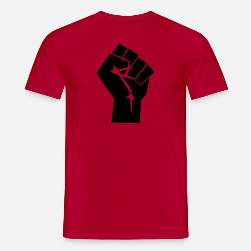 Revoliution - Männer T-Shirt - Rot