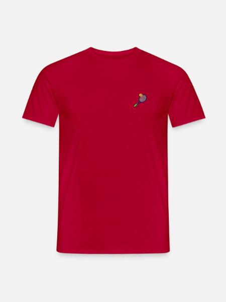 Raquette - T-shirt homme - rouge