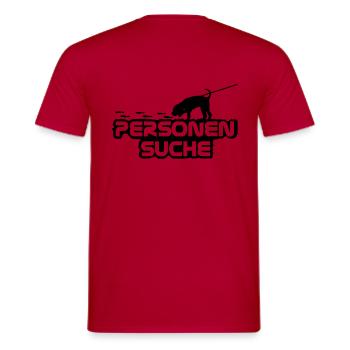 trailer - Men's T-Shirt - red - Back - AI Model Male 178 dark (178cm)