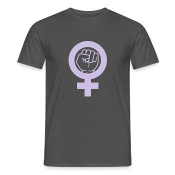 Rébellion Faust Symbole féministe - T-shirt homme - charbon - Devant - AI Model Male 178 light (178cm)