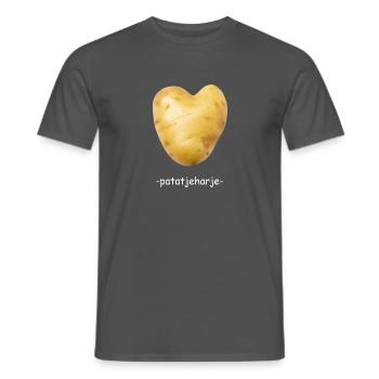 Herzhafte Pommes. Antwerpener Dialekt-Hemden - Männer T-Shirt - Anthrazit - Vorne - AI Model Male 178 light (178cm)