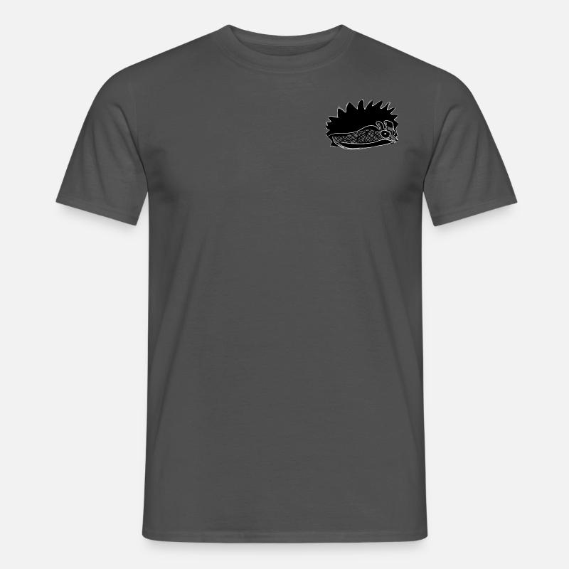 Igel - Männer T-Shirt - Anthrazit