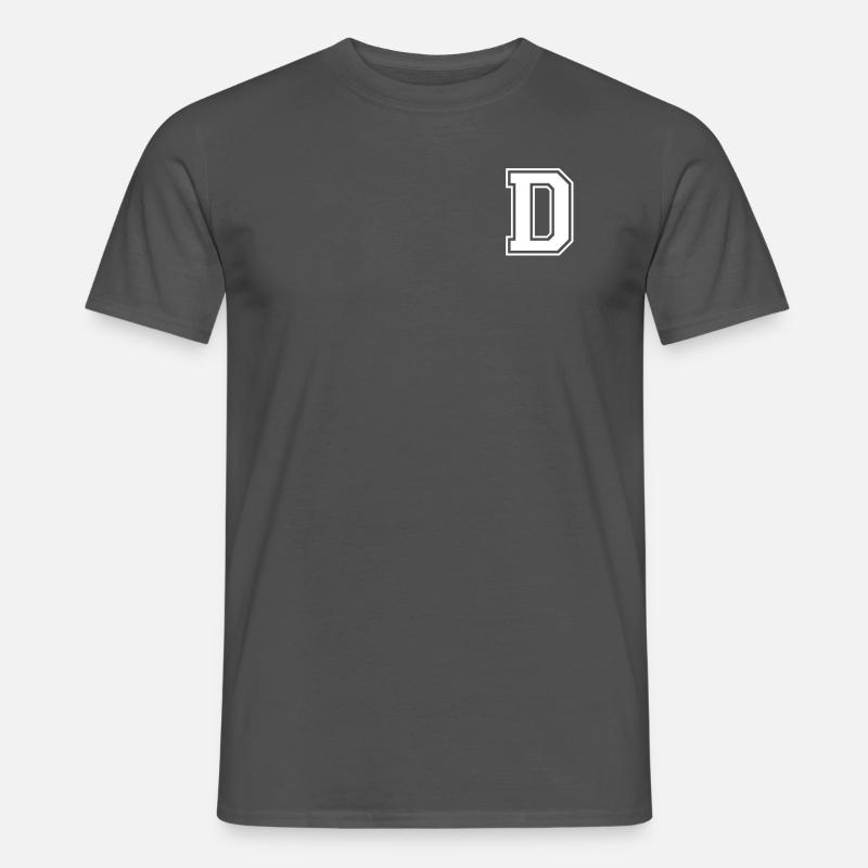 d - Männer T-Shirt - Anthrazit