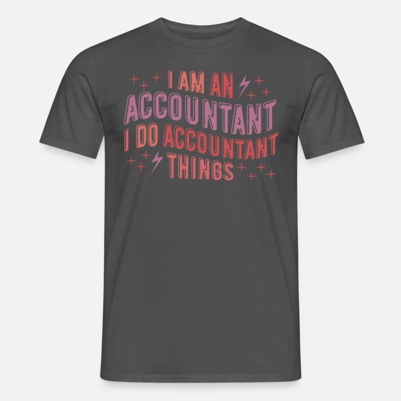 Comptable Comptabilité - T-shirt homme - charbon