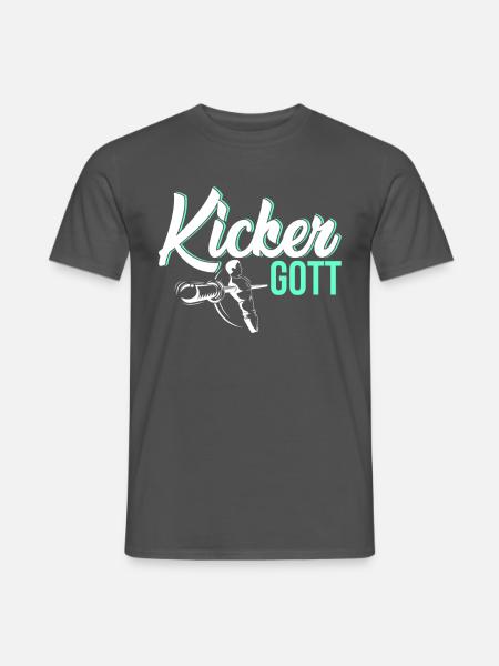 Tischkicker Tischfußball Tischfußballer Geschenk - Männer T-Shirt - Anthrazit