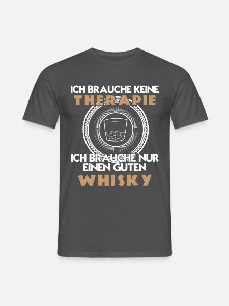 Whiskey - Männer T-Shirt - Anthrazit
