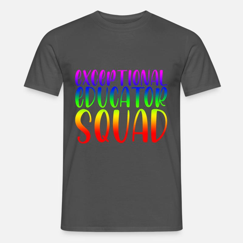 Exceptional Educator Squad 2 - Männer T-Shirt - Anthrazit