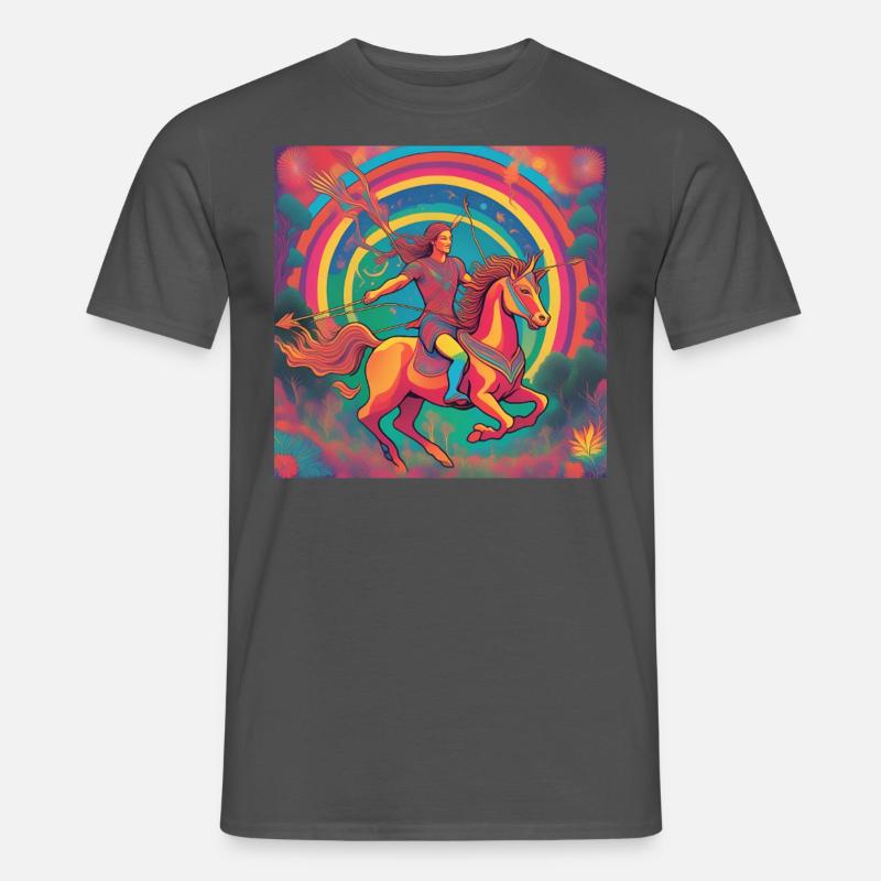 Jungfrau Juni Astro Geschenk - Männer T-Shirt - Anthrazit