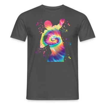Lanceur de poids Colorsplash Lancer de poids - T-shirt homme - charbon - Devant - AI Model Male 178 light (178cm)