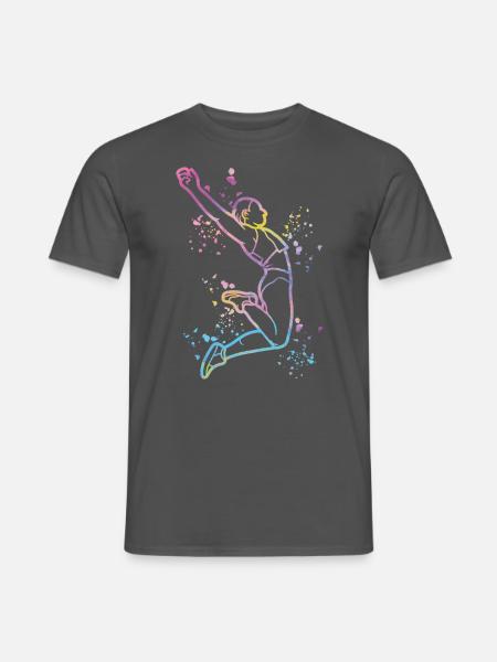 Weitspringer Weitspringen Kinder Weitsprung - Männer T-Shirt - Anthrazit