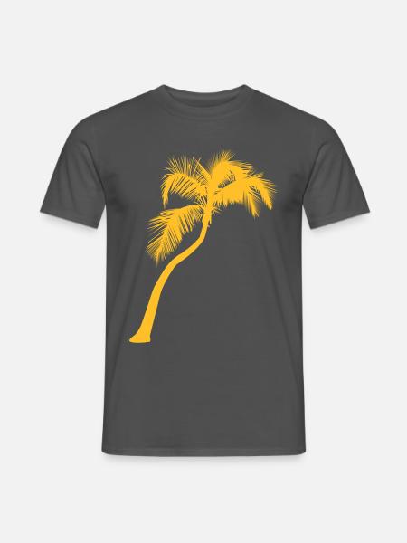 Palmier - T-shirt homme - charbon