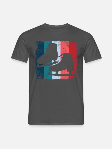 Eiskunstläufer Eiskunstlauf Schlittschuhlaufen - Männer T-Shirt - Anthrazit