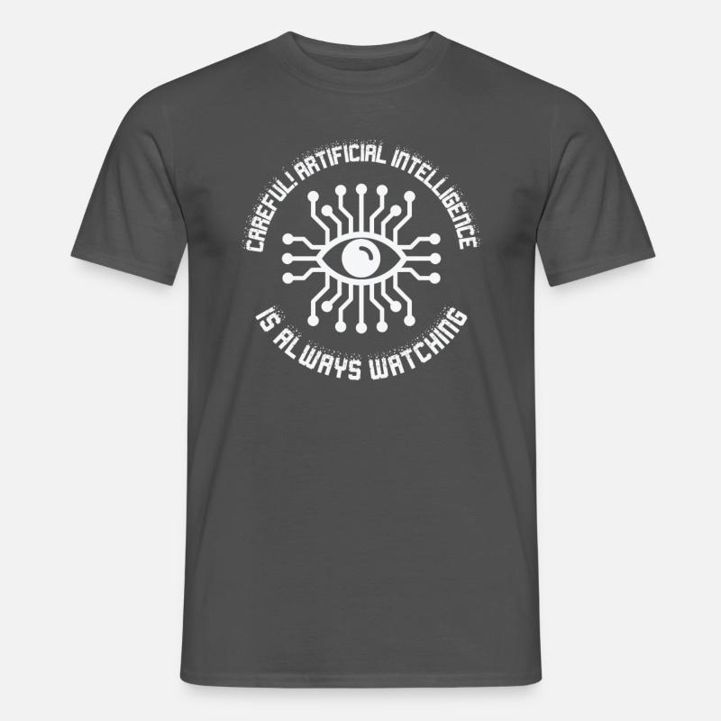Programmation d’intelligence artificielle - T-shirt homme - charbon
